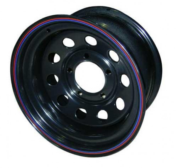 Стальной колесный диск 5x139.7 R16 ET-44 10.0J черный