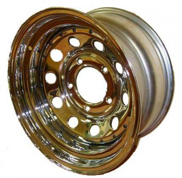 Стальной колесный диск 5x150 R16 ET-14 8.0J хром