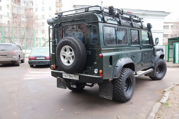 Задний силовой бампер РИФ для Land Rover Defender