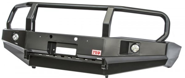 Передний силовой бампер РИФ для Nissan Patrol Y61 2004-