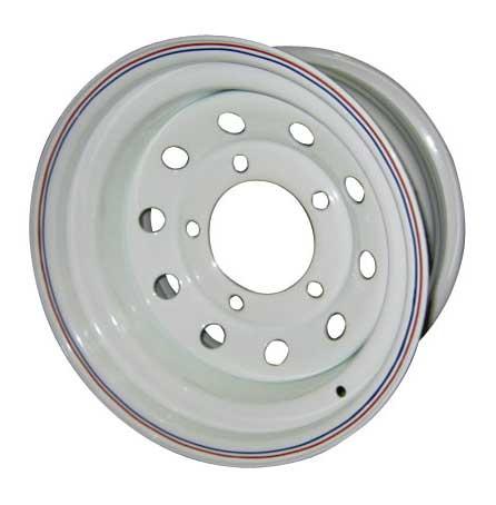 Стальной колесный диск 6x139.7 R15 ET-3 8.0J белый