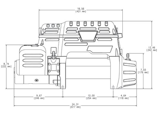 Электрическая лебедка Warn PowerPlant 12 12V с компрессором