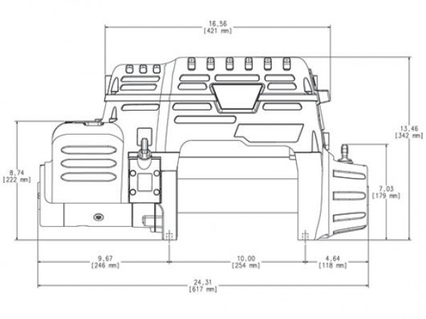 Электрическая лебедка Warn PowerPlant 12 12V с компрессором