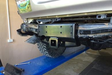 Переходник РИФ для фаркопа в штатный задний бампер Toyota Land Cruiser 200