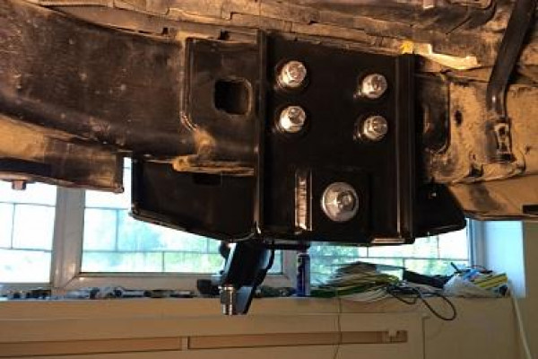Переходник РИФ для фаркопа в штатный задний бампер Toyota Land Cruiser 200