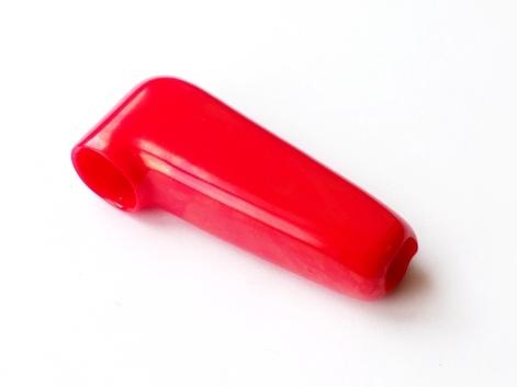 Изолятор из мягкого пластика на клемму силового провода лебедки (красный)