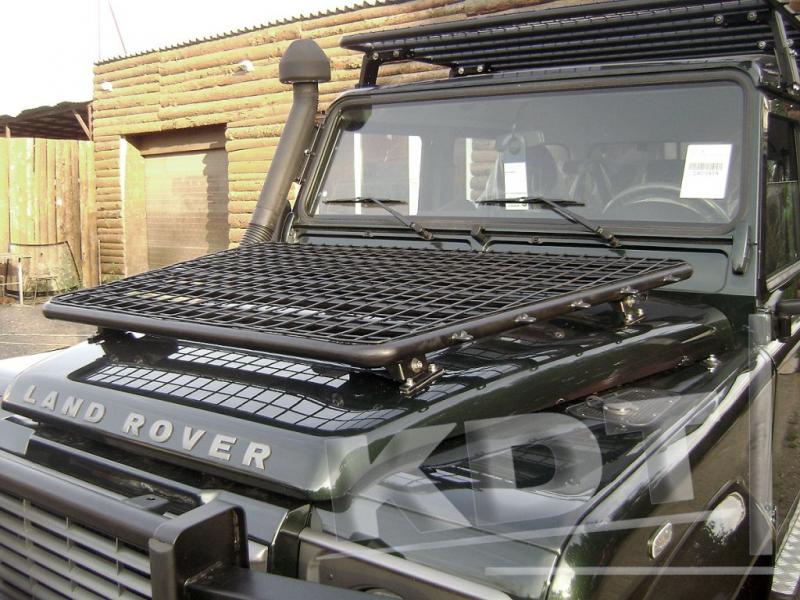 Багажник на капот Land Rover Defender (материал алюминий)