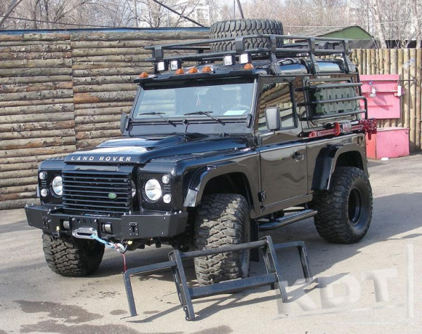 Передний силовой бампер со съёмным кенгурином - Land Rover Defender 90/110