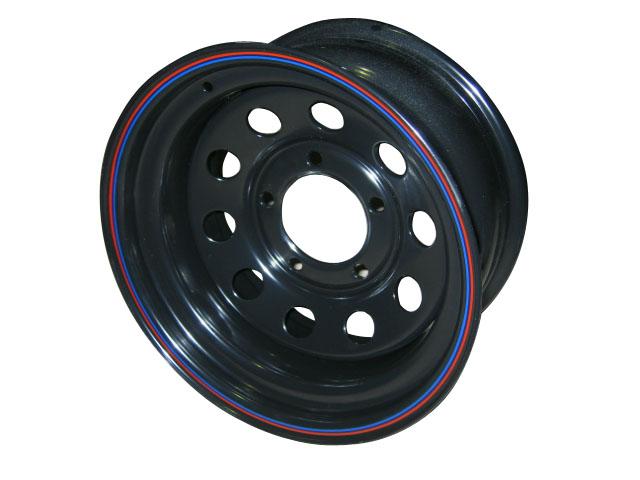 Стальной колесный диск 6x139.7 R15 ET0 7.0J черный