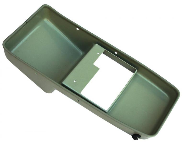 Консоль потолочная для установки р/c Mitsubishi L200/Pajero Sport без выреза под р/c, серая