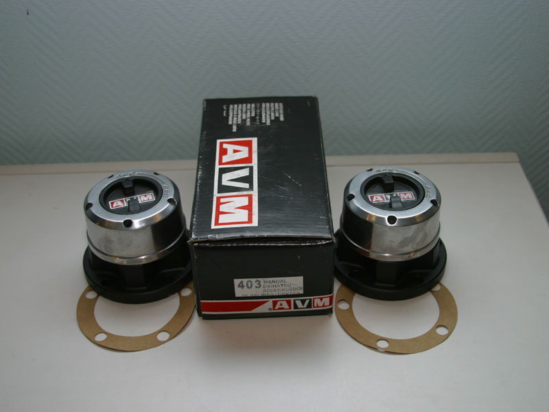 Комплект колесных муфт (хабов) AVM-403 (Daihatsu Rocky, Rugger)1978 и далее