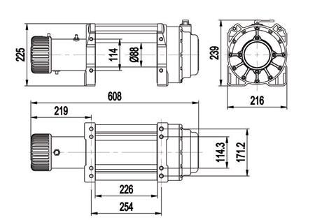 Лебедка X18000 - 12V