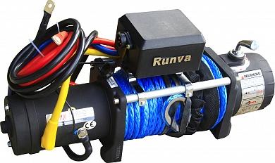 Лебёдка электрическая 12V Runva 9500 lbs (4350 кг) (кевлар) Спорт
