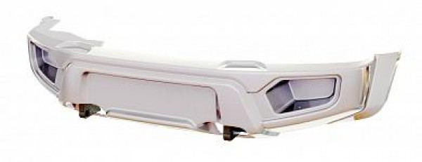 Бампер АВС-Дизайн передний УАЗ Патриот/Пикап/Карго 2005+ лифт, без оптики, белый