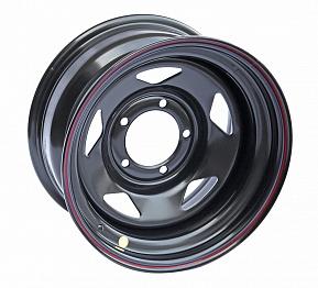 Стальной колесный диск для Suzuki Vitara, Grand Vitara и XL7 (5x139.7 R16 ET-19 8.0J черный)