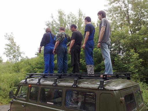 Багажник экспедиционный РИФ для УАЗ Буханка (на всю крышу)